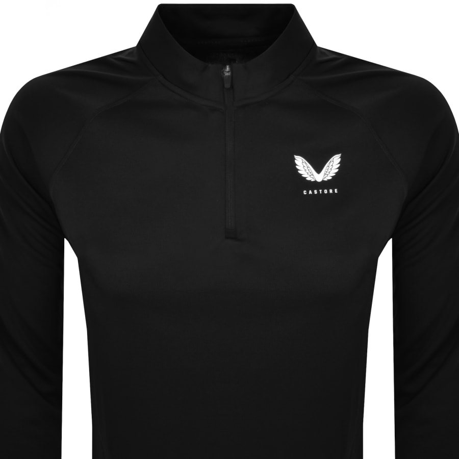 Castore Lightweight Quarter Zip Sweatshirt Black